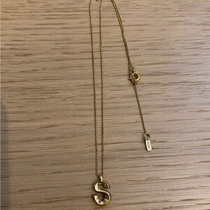 Jenny Bird Monogram S Pendant